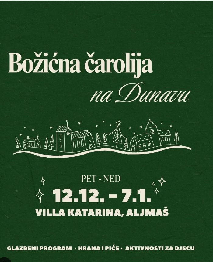 Bozićna čarolija na Dunavu