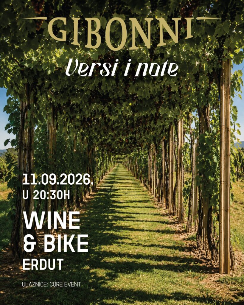 Gibonni DOLAZI NA WINE & BIKE ERDUT 2026.!